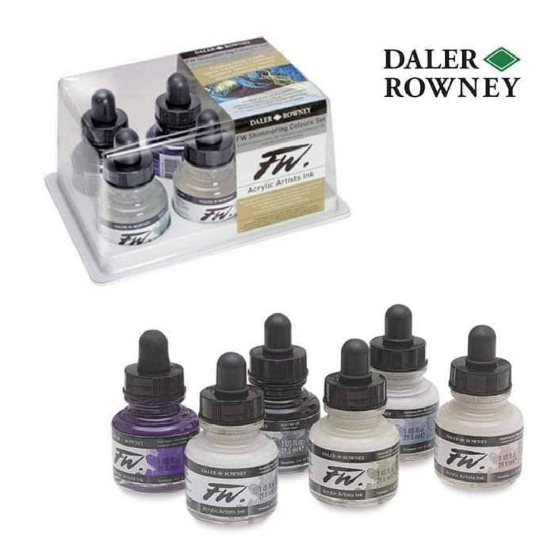 Daler Rowney FW Acrylic Ink Shimmering Colors 